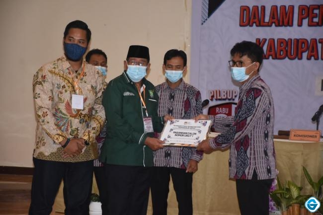 KPUD Adakan Pleno Penetapan Paslon Terpilih Pilbup KLU 2020 